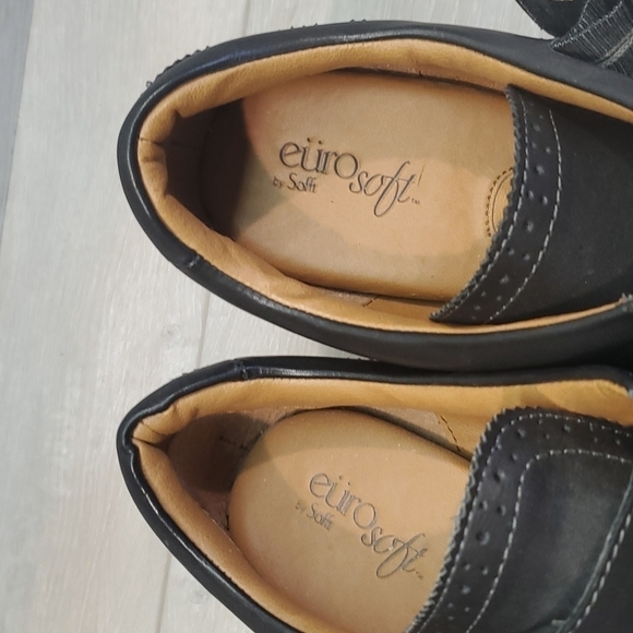 Euro By Sofft Sadira Ankle Leather heels booties shoes sz 11M - Picture 11 of 13